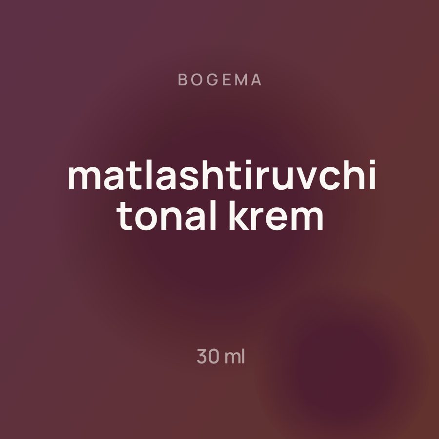 Bogema matlashtiruvchi tonal krem 30 ml