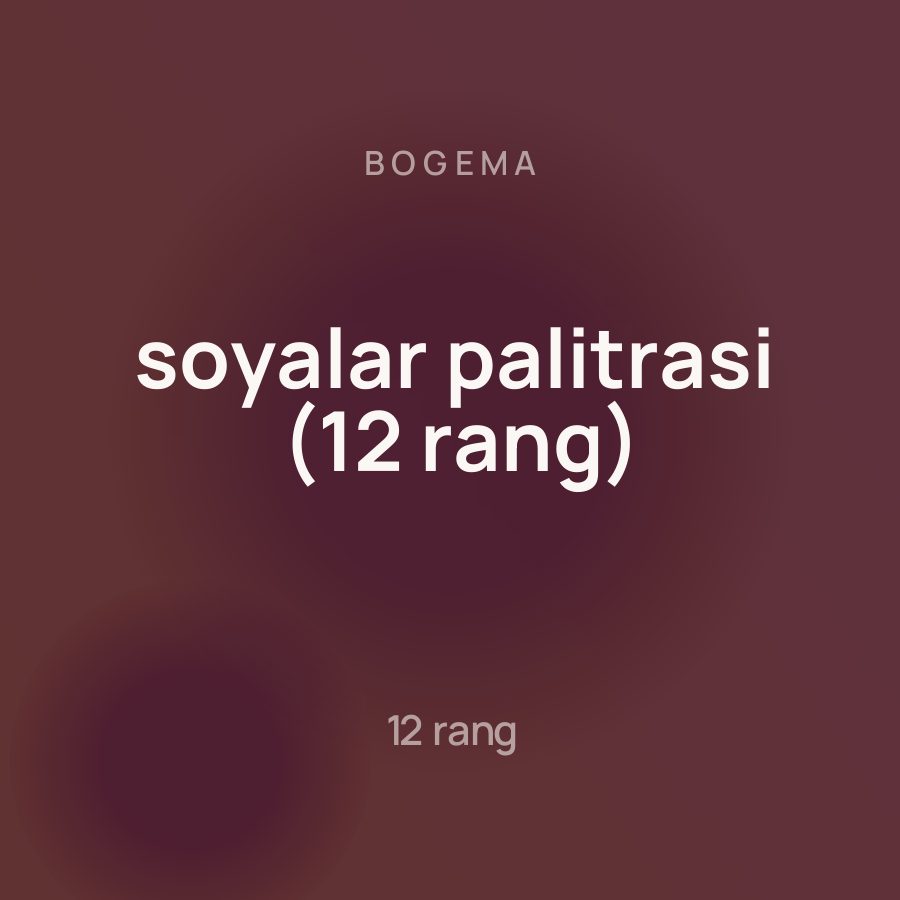 Bogema soyalar palitrasi (12 rang) — Фото 2