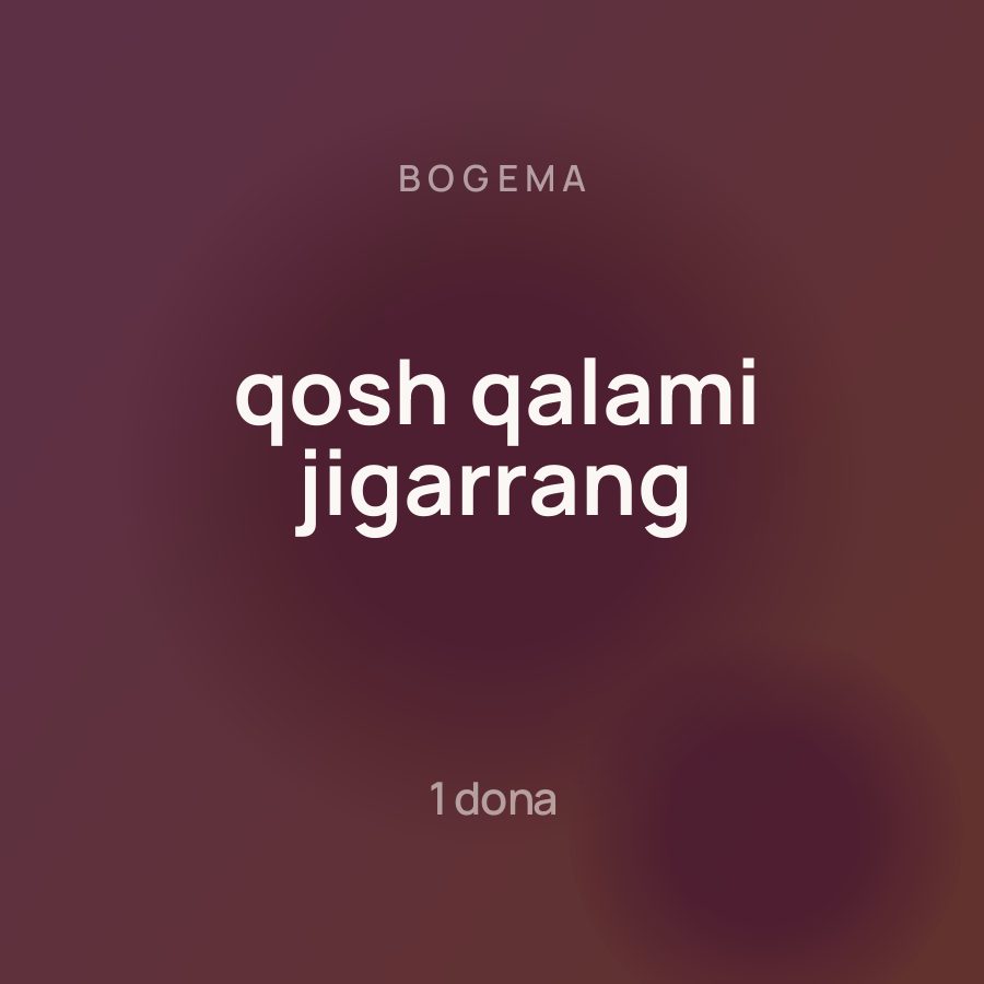 Bogema qosh qalami jigarrang