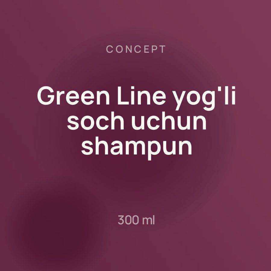 Concept Green Line yog'li soch uchun shampun 300 ml — Фото 2
