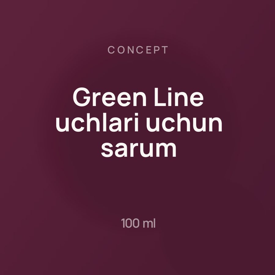 Concept Green Line uchlari uchun sarum 100 ml