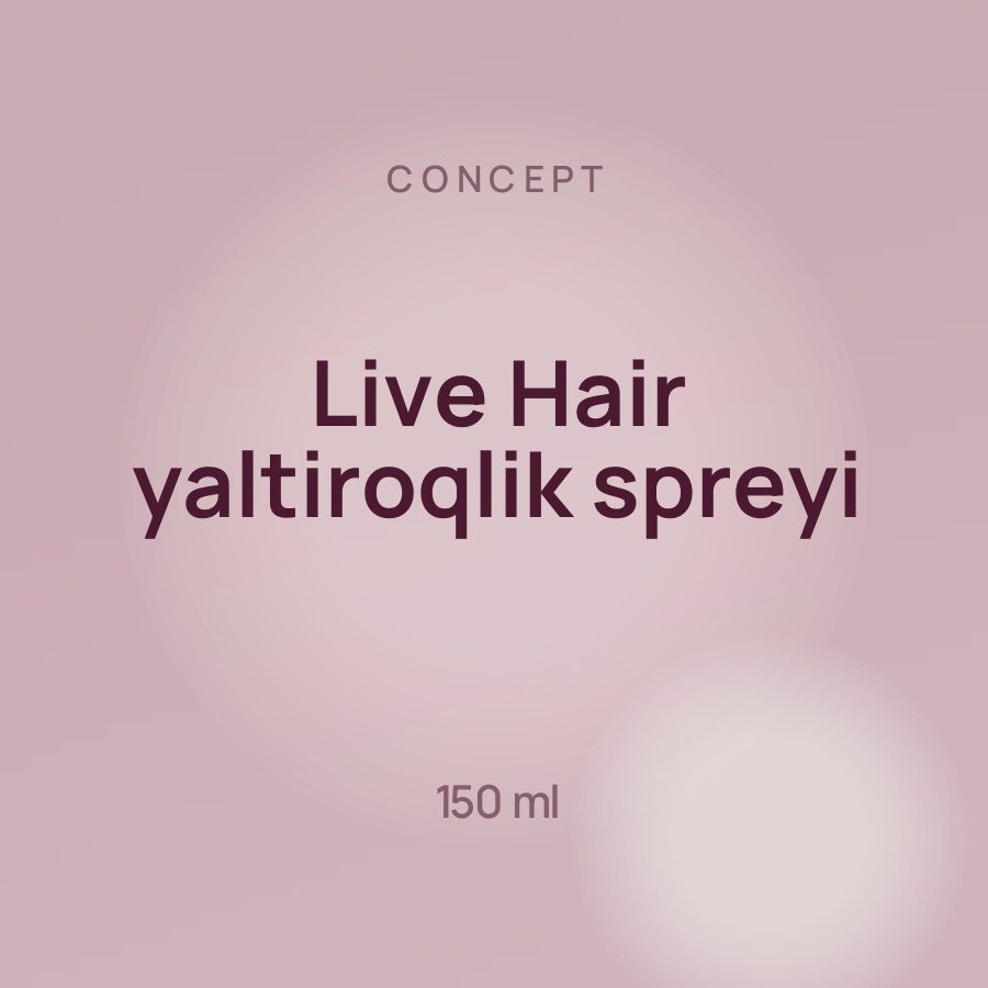 Concept Live Hair yaltiroqlik spreyi 150 ml — Фото 3
