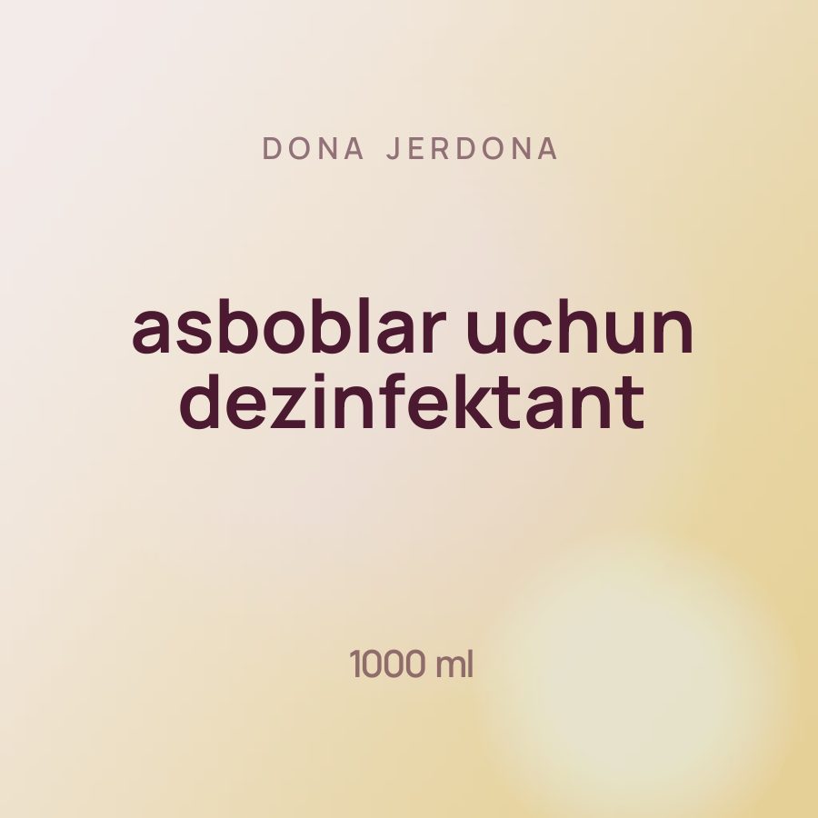 Dona Jerdona asboblar uchun dezinfektant 1000 ml