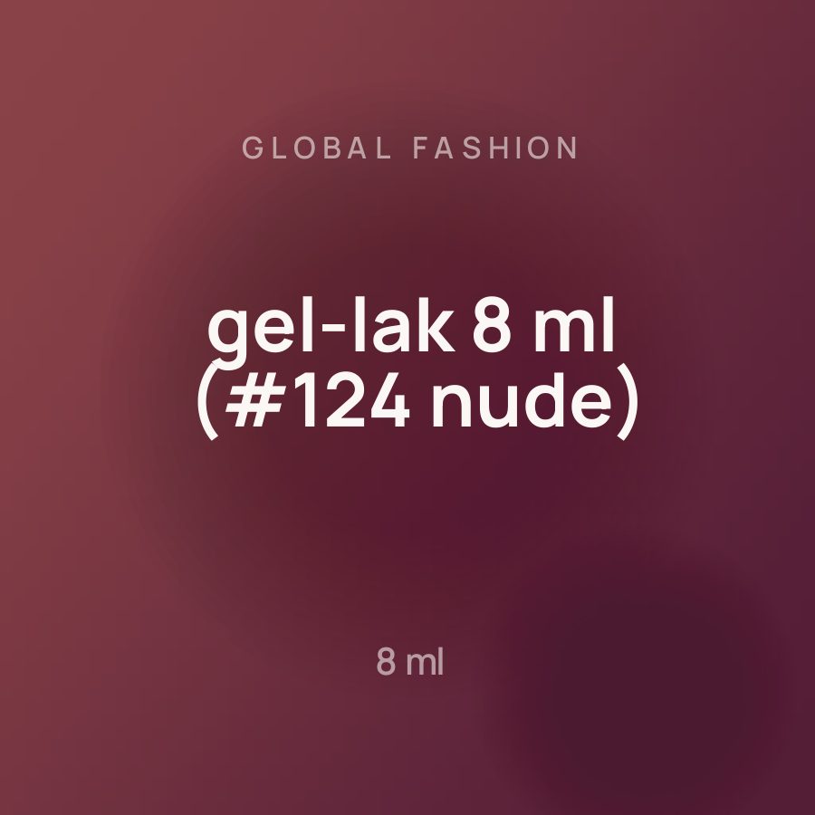Global Fashion gel-lak 8 ml (#124 nude)