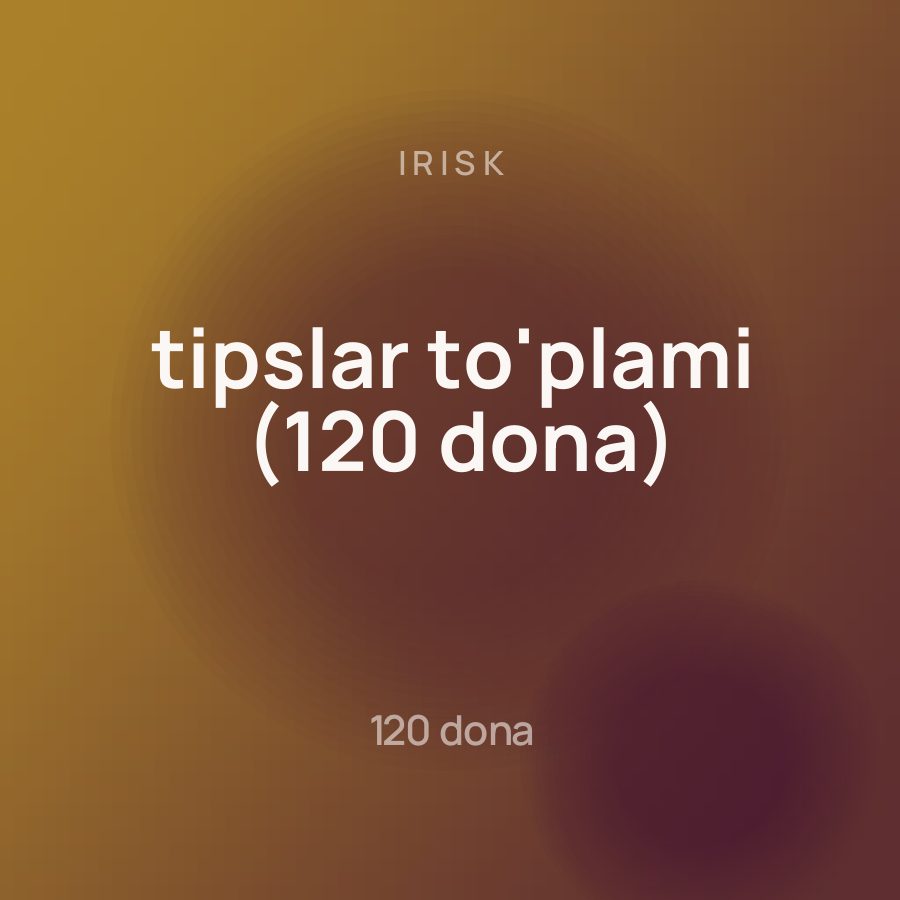 Irisk tipslar to'plami (120 dona)