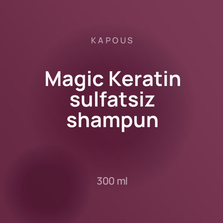 Kapous Magic Keratin sulfatsiz shampun 300 ml — Фото 2