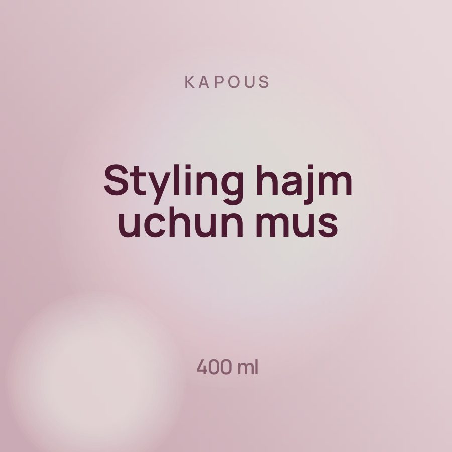 Kapous Styling hajm uchun mus 400 ml — Фото 2