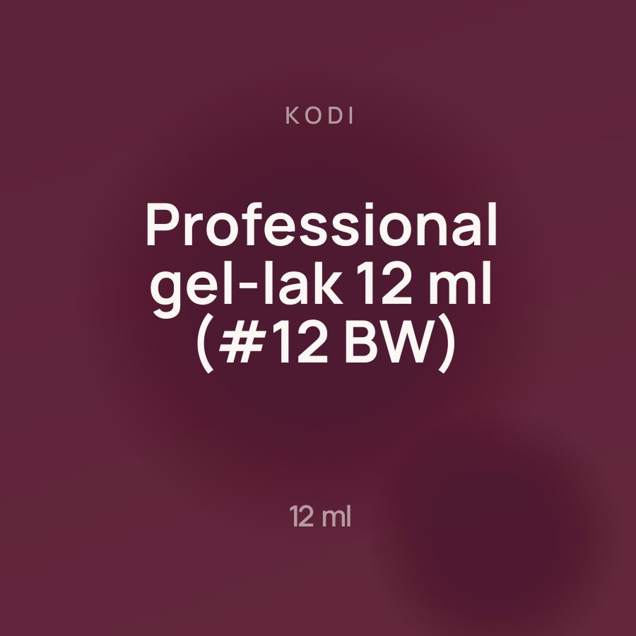 Kodi Professional gel-lak 12 ml (#12 BW) — Фото 3