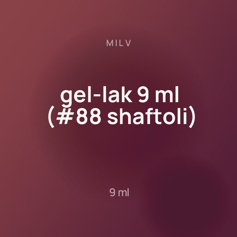 Milv gel-lak 9 ml (#88 shaftoli)
