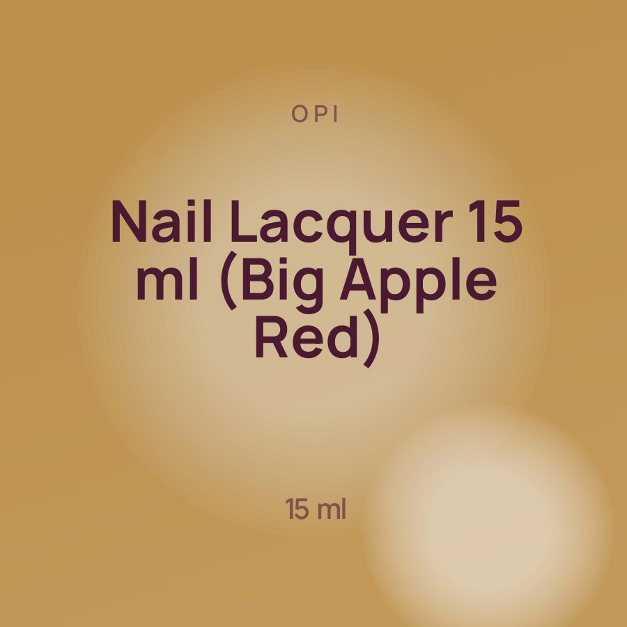 OPI Nail Lacquer 15 ml (Big Apple Red) — Фото 3