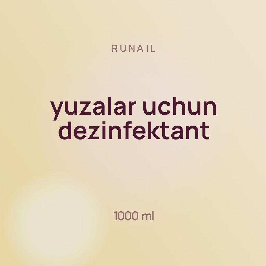 Runail yuzalar uchun dezinfektant 1000 ml — Фото 2