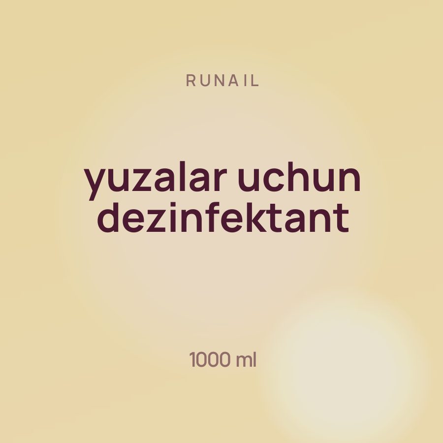Runail yuzalar uchun dezinfektant 1000 ml — Фото 3
