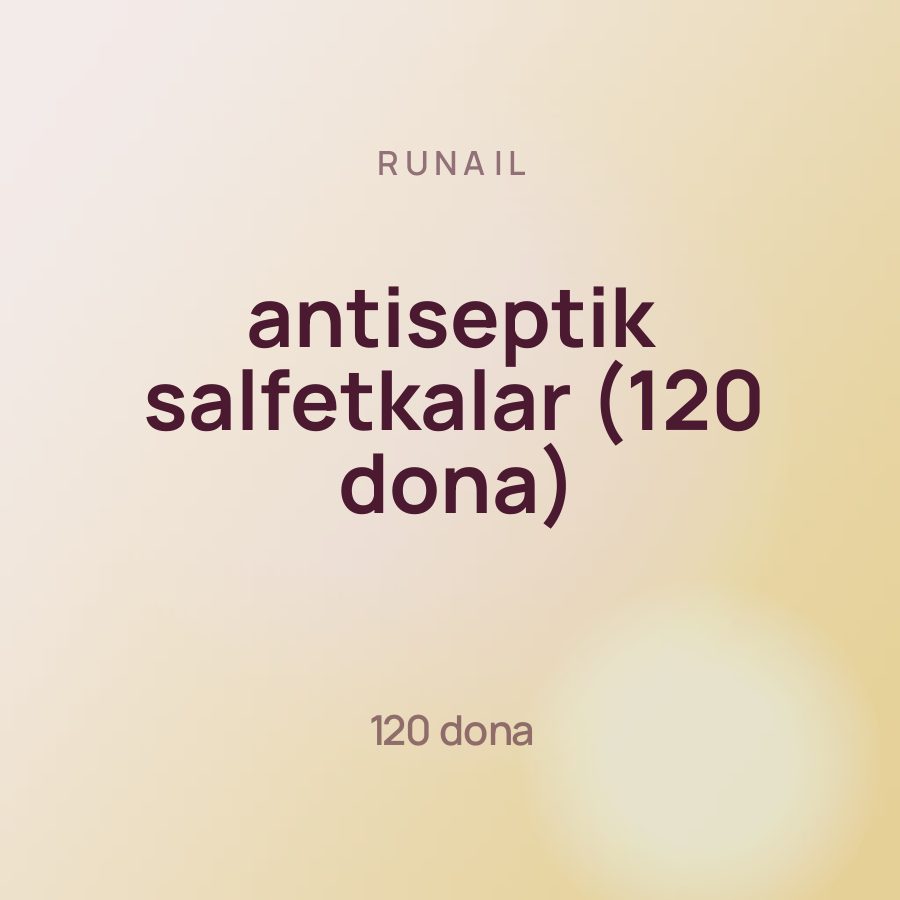 Runail antiseptik salfetkalar (120 dona)