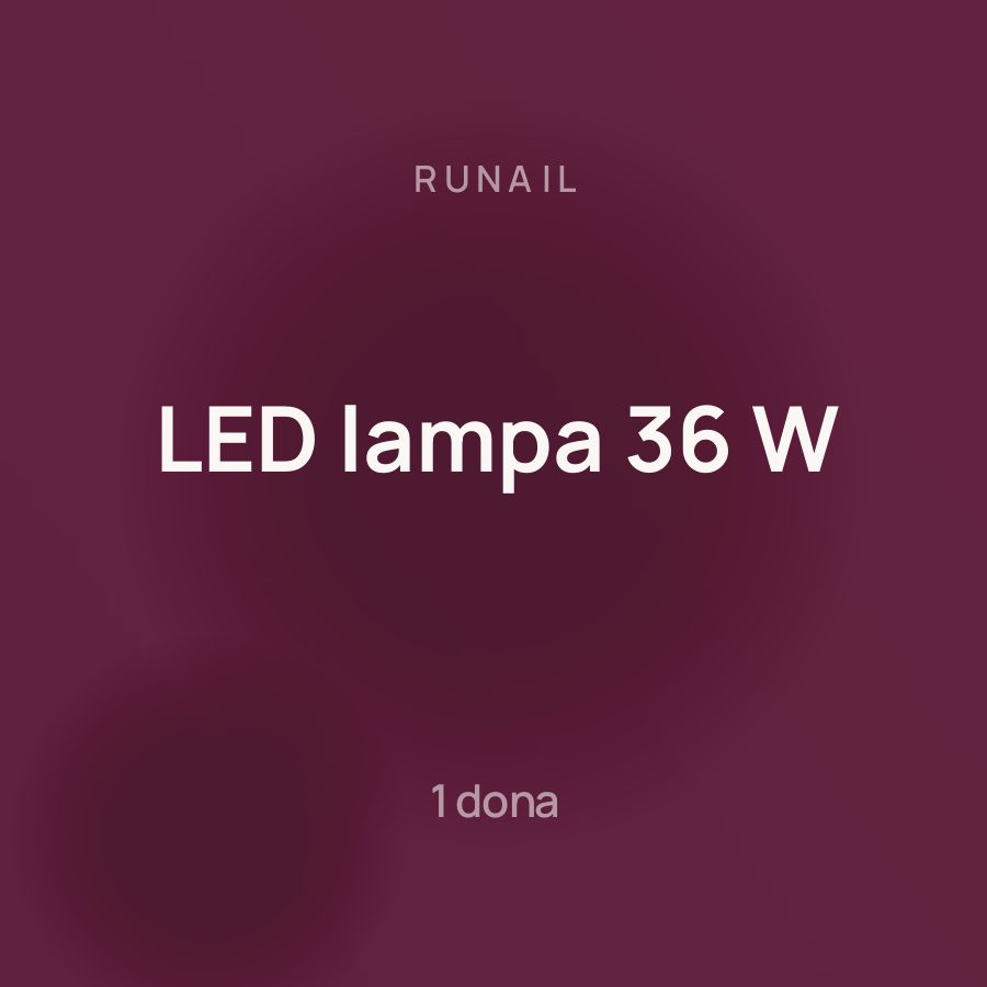 Runail LED lampa 36 W — Фото 2