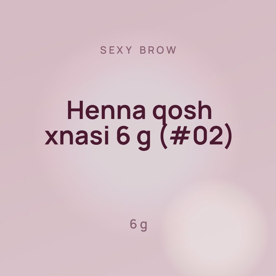 Sexy Brow Henna qosh xnasi 6 g (#02) — Фото 3