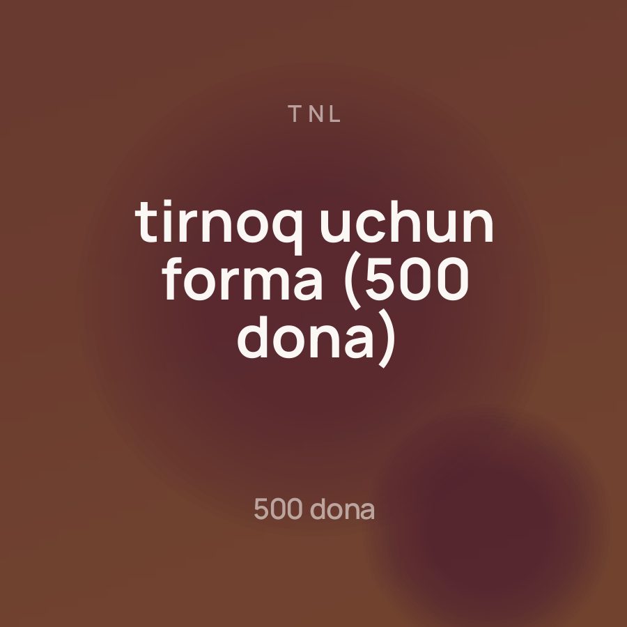 TNL tirnoq uchun forma (500 dona) — Фото 3