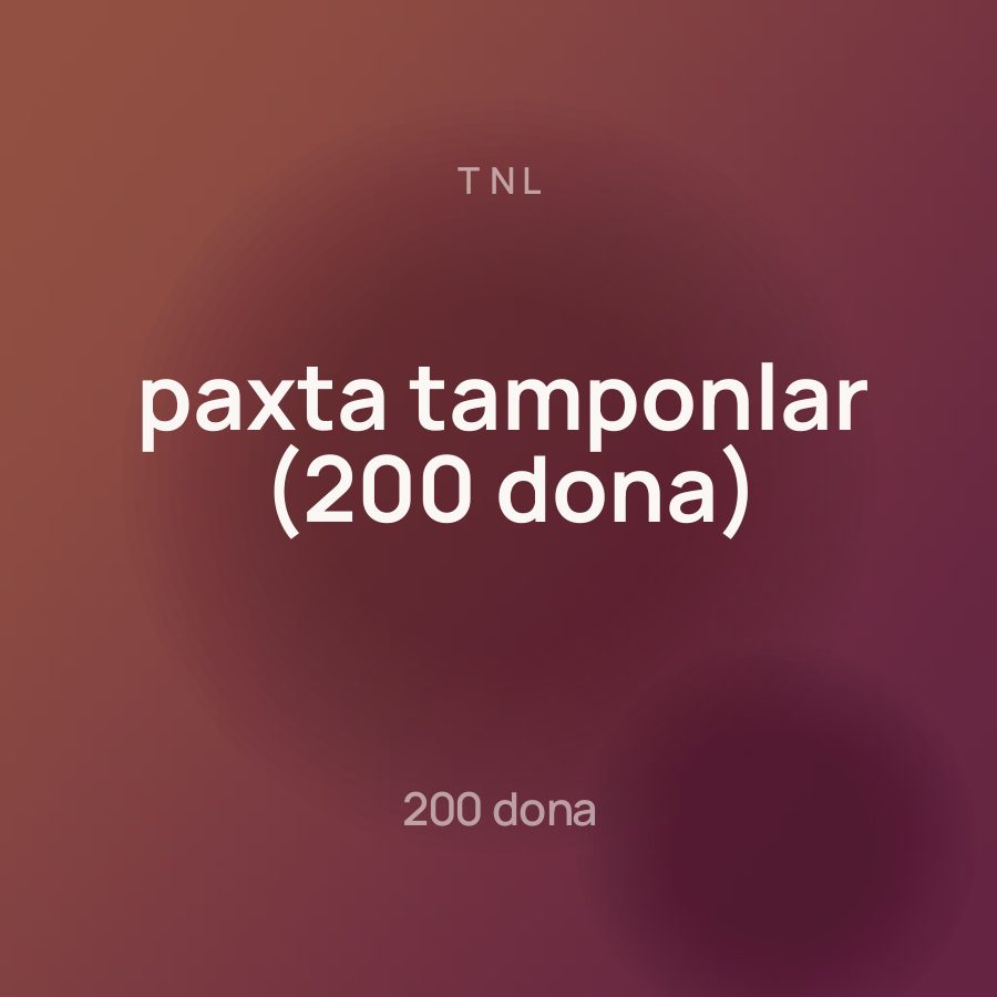 TNL paxta tamponlar (200 dona)