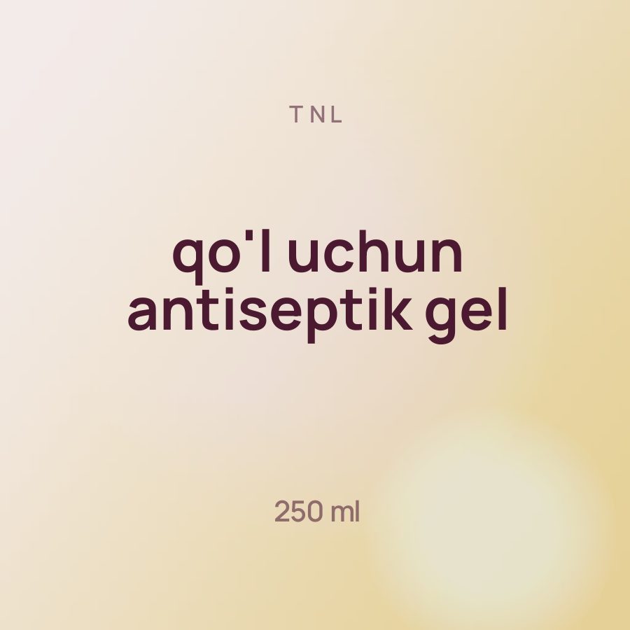 TNL qo'l uchun antiseptik gel 250 ml