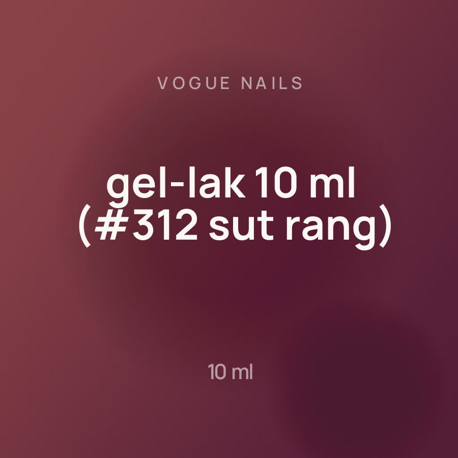 Vogue Nails gel-lak 10 ml (#312 sut rang)